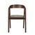 Tolv Inlay Dining Arm Chair - Walnut - GlobeWest