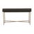 Arthur Console - Matt Black - Antique Brass - GlobeWest