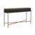 Arthur Console - Matt Black - Antique Brass - GlobeWest