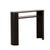 Classique Oval Small Shelf Console - Matt Dark Oak - GlobeWest
