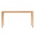 Piper Spindle Console Table - New Oak - GlobeWest