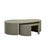 Oberon Curve Nest Coffee Table - Thyme - GlobeWest