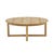 Wilomena Round Coffee Table - Natural Teak - GlobeWest