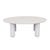 Artie Outdoor Pillar Coffee Table - White Speckle - GlobeWest