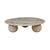 Atlas Sphere Coffee Table - Brown Vein Marble - GlobeWest