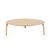 Delphi Large Coffee Table - Natural Metal - GlobeWest