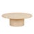 Pippa Marble Coffee Table - Natural Travertine - GlobeWest