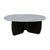 Sketch Eden Coffee Table - White Marble - Black Onyx - GlobeWest