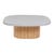 Sketch Gion Coffee Tables - Nougat Terrazzo - Light Oak - GlobeWest