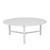 Tulum Round Coffee Table - White - GlobeWest