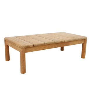 Lucy Coffee Table - Natural Teak - GlobeWest