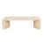 Verity Coffee Table - Natural Travertine - GlobeWest