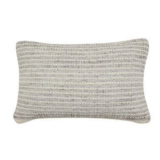 Juniper Linear Cushion - Grey/Natural - GlobeWest