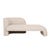 Aubury Daybed Left Arm - White Bark - GlobeWest