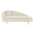 Juno Slope Rise Daybed - Pearl Velvet - Chrome - GlobeWest