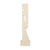 Theron Geo Floor Sculpture - Plaster White - GlobeWest