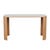 Classique Marble Desk - Matt White Marble - Natural Ash - GlobeWest