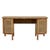 Willow Curve Desk - Natural Teak - GlobeWest