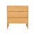 Sketch Nell 3 Drawer Dresser - Light Oak - GlobeWest
