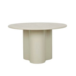 Artie Wave Dining Tables - Putty - GlobeWest