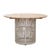 Banksia Rope Dining Table - Natural Teak - White Chia - GlobeWest