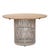 Banksia Rope Dining Table - Natural Teak - White Chia - GlobeWest