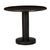 Freddie Dining Table - Matt Black Oak - GlobeWest