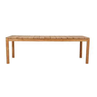 Lucy Dining Tables - Natural Teak - GlobeWest
