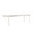 Pier Curve Slatted Extension Dining Table - White - GlobeWest