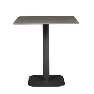 Portsea Loft Dining Table - Grey Stone - Charcoal Aluminium - GlobeWest