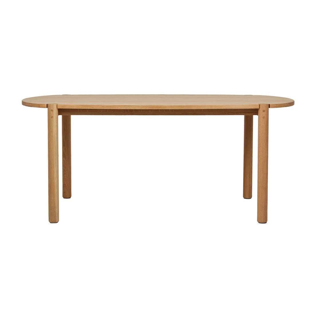 Teak Side Table Light Wood and Black TAKU - Beliani.sk