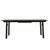 Zoe Extendable Small Dining Table - Black Oak - GlobeWest