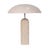 Easton Ellipse Table Lamp - Travertine - Shell - GlobeWest