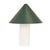 Easton Tipi Table Lamp - Moss - Matt Ivory - GlobeWest