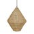 Geo Tall Woven Pendant - Natural Rattan - GlobeWest