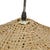 Geo Wide Woven Pendant - Natural Rattan - GlobeWest