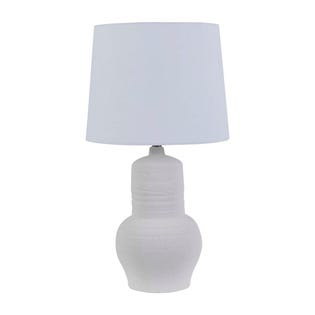 Lorne Globe Table Lamp - White Sand - White - GlobeWest