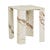 Atlas Slab Side Table - Brown Vein Marble - GlobeWest