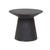 Livorno Round Side Table - Black Speckle - GlobeWest