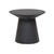 Livorno Round Side Table - Black Speckle - GlobeWest