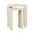 Oberon Curve Set of 2 Side Table - Shell - GlobeWest