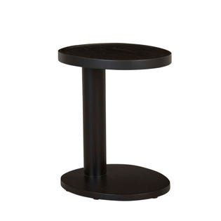 Tolv Islet Side Table - Black Onyx - GlobeWest