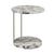 Amara Linear Side Table - Natural Ocean Marble - GlobeWest