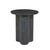 Artie Outdoor Wave Side Table - Black Speckle - GlobeWest