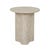 Artie Outdoor Wave Side Table - Warm Sand - GlobeWest