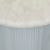 Artie Wave Ripple Side Table - Matt White Marble - Powder Blue - GlobeWest