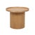 Classique Pedestal Side Table - Natural Ash - GlobeWest
