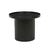 Classique Pedestal Side Table - Matt Dark Oak - GlobeWest