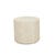 Elle Block Round Side Table - Natural Travertine - GlobeWest