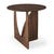 Ethnicraft Geometric Side Table - Varnished Teak - GlobeWest